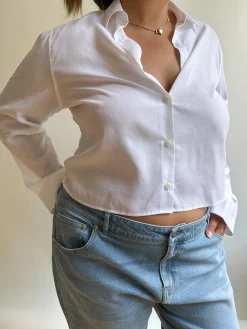 Best Djerf Avenue Little Shirt White