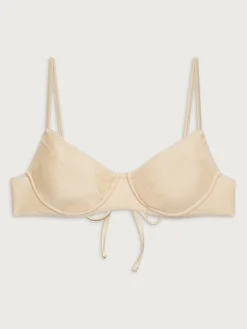 Cheap Djerf Avenue Matilda Satin Top Sand Castle