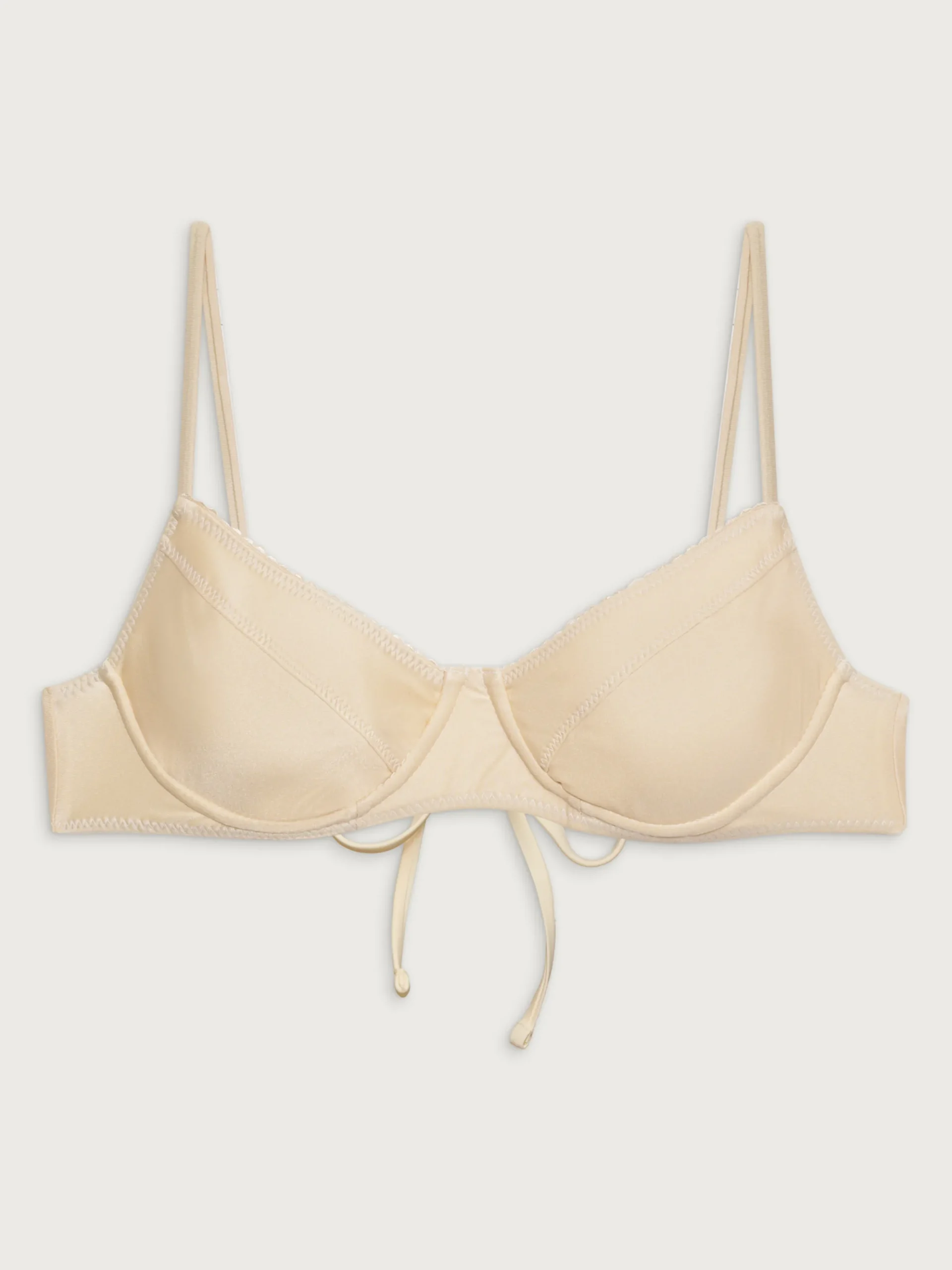 Cheap Djerf Avenue Matilda Satin Top Sand Castle