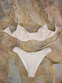 Cheap Djerf Avenue Matilda Satin Top Sand Castle