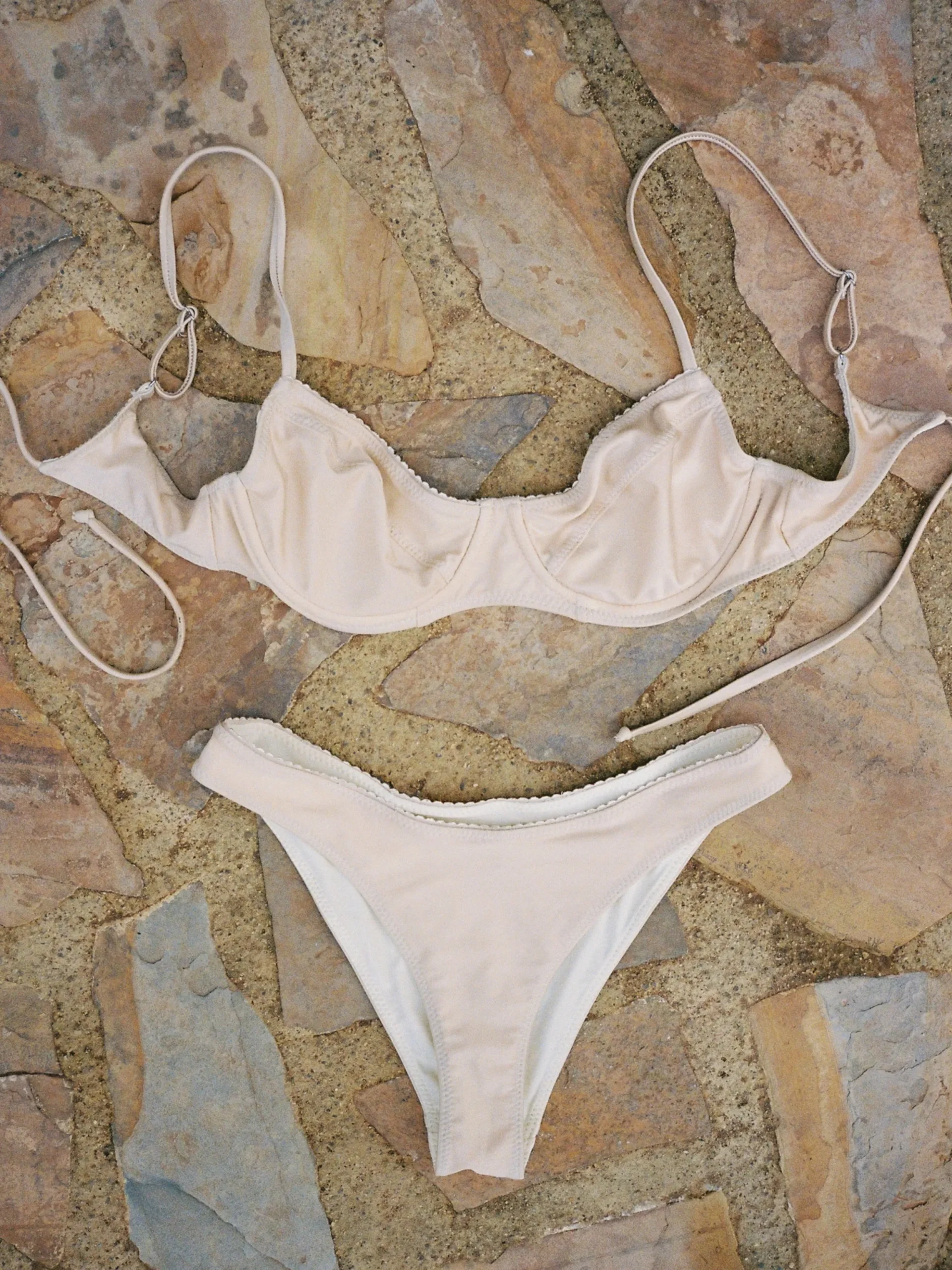 Cheap Djerf Avenue Matilda Satin Top Sand Castle