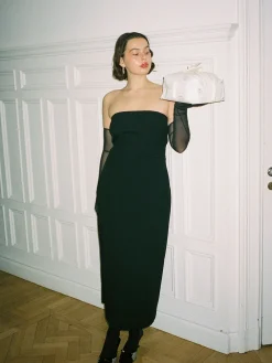 Outlet Djerf Avenue Midi Tube Dress Black