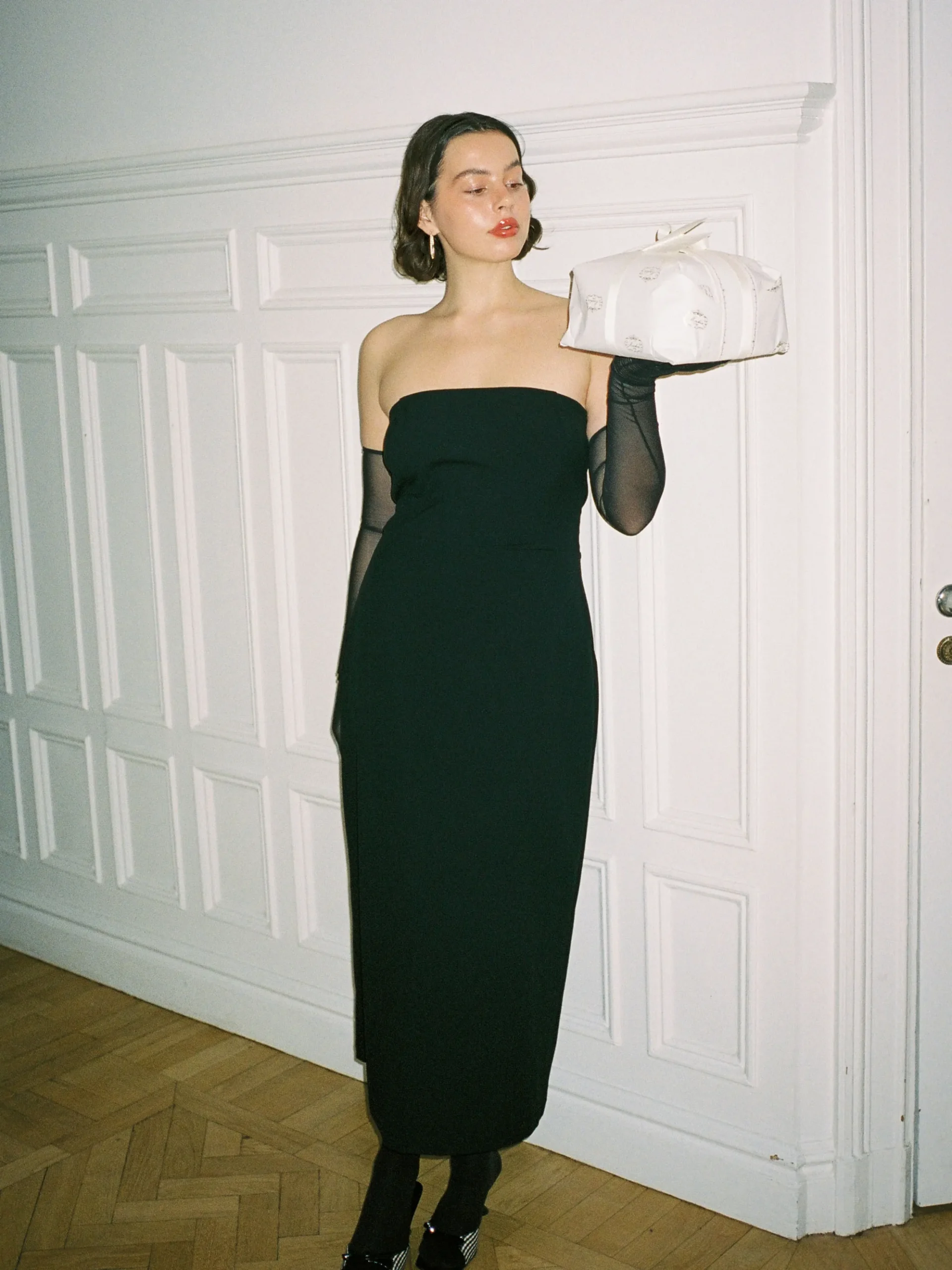 Outlet Djerf Avenue Midi Tube Dress Black