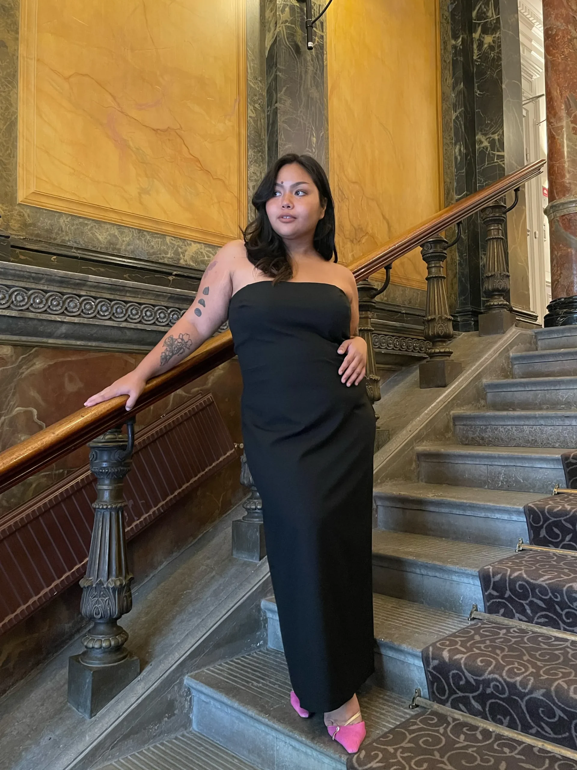 Outlet Djerf Avenue Midi Tube Dress Black