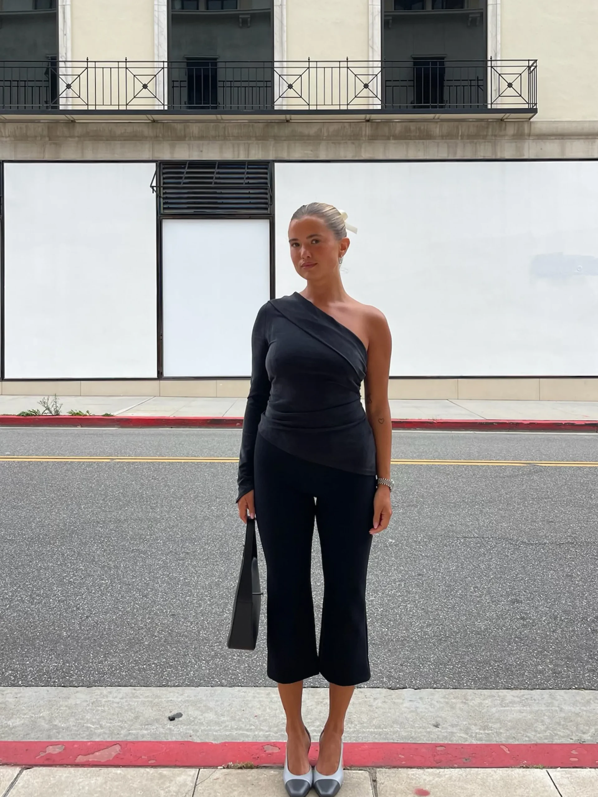 Best Djerf Avenue Midnight One Shoulder Top Ash