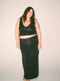 Online Djerf Avenue Midnight Skirt Ash