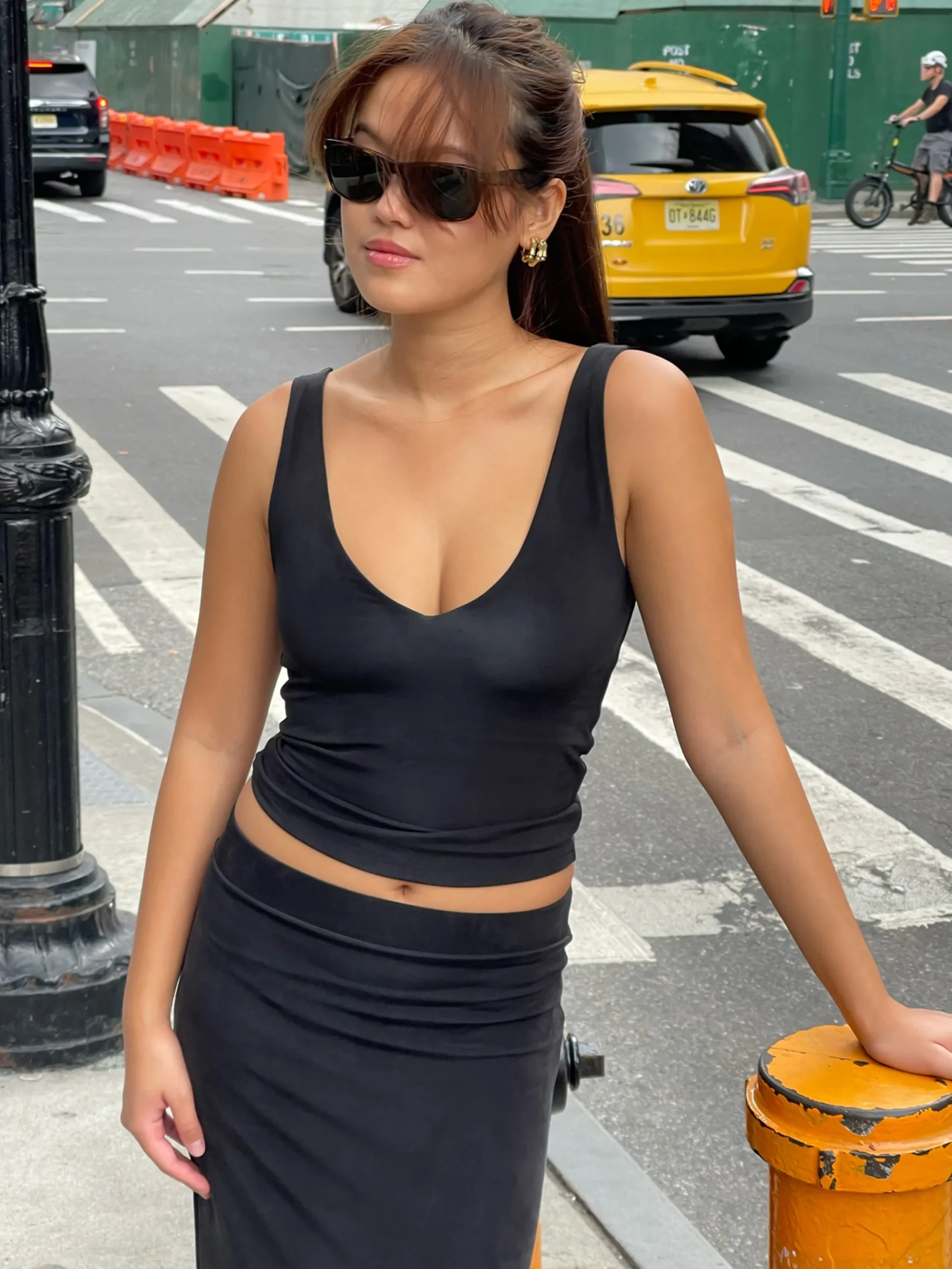 Sale Djerf Avenue Midnight Tank Top Ash