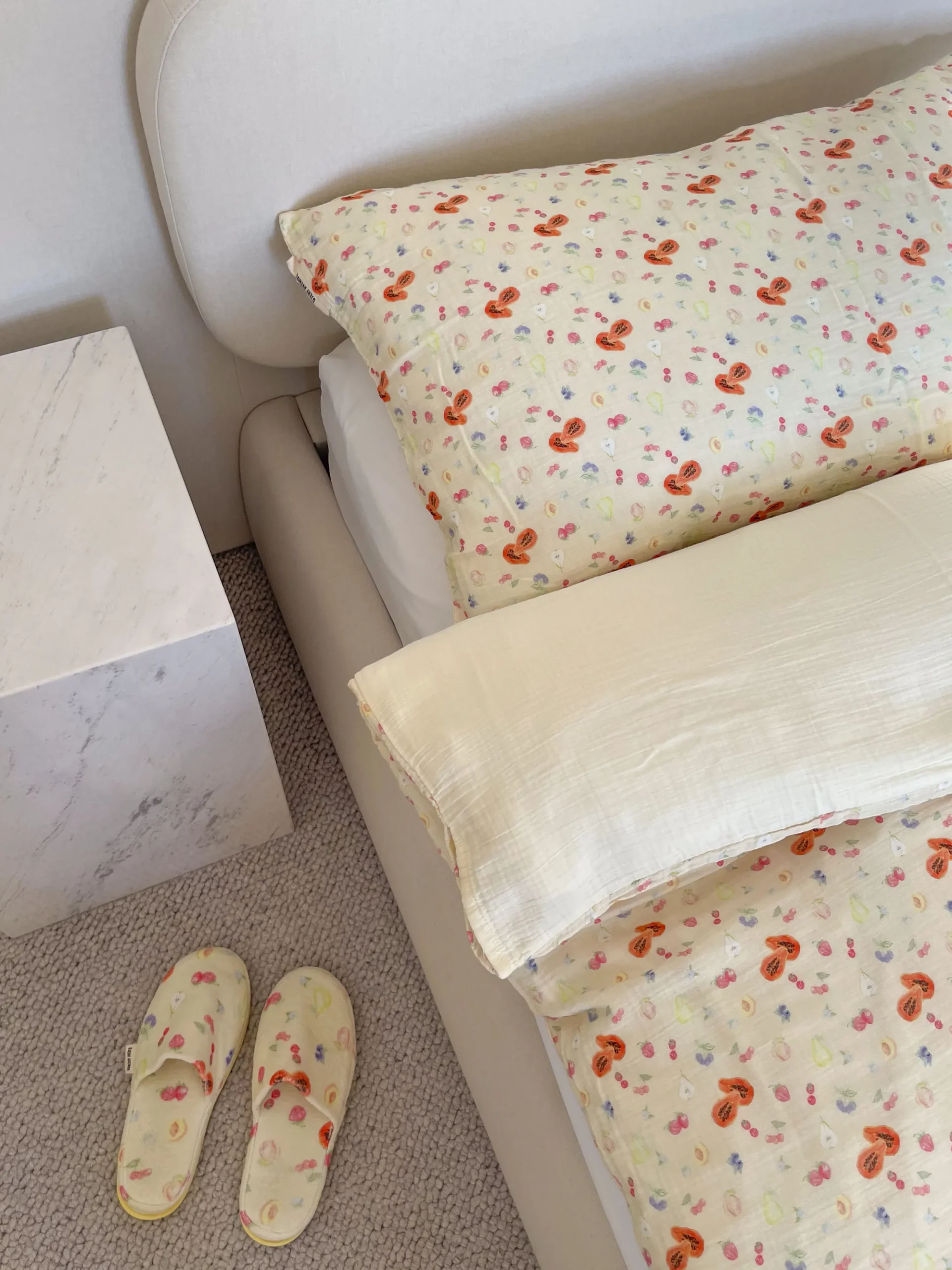 Store Djerf Avenue Muslin Duvet Cover - Single Fruit