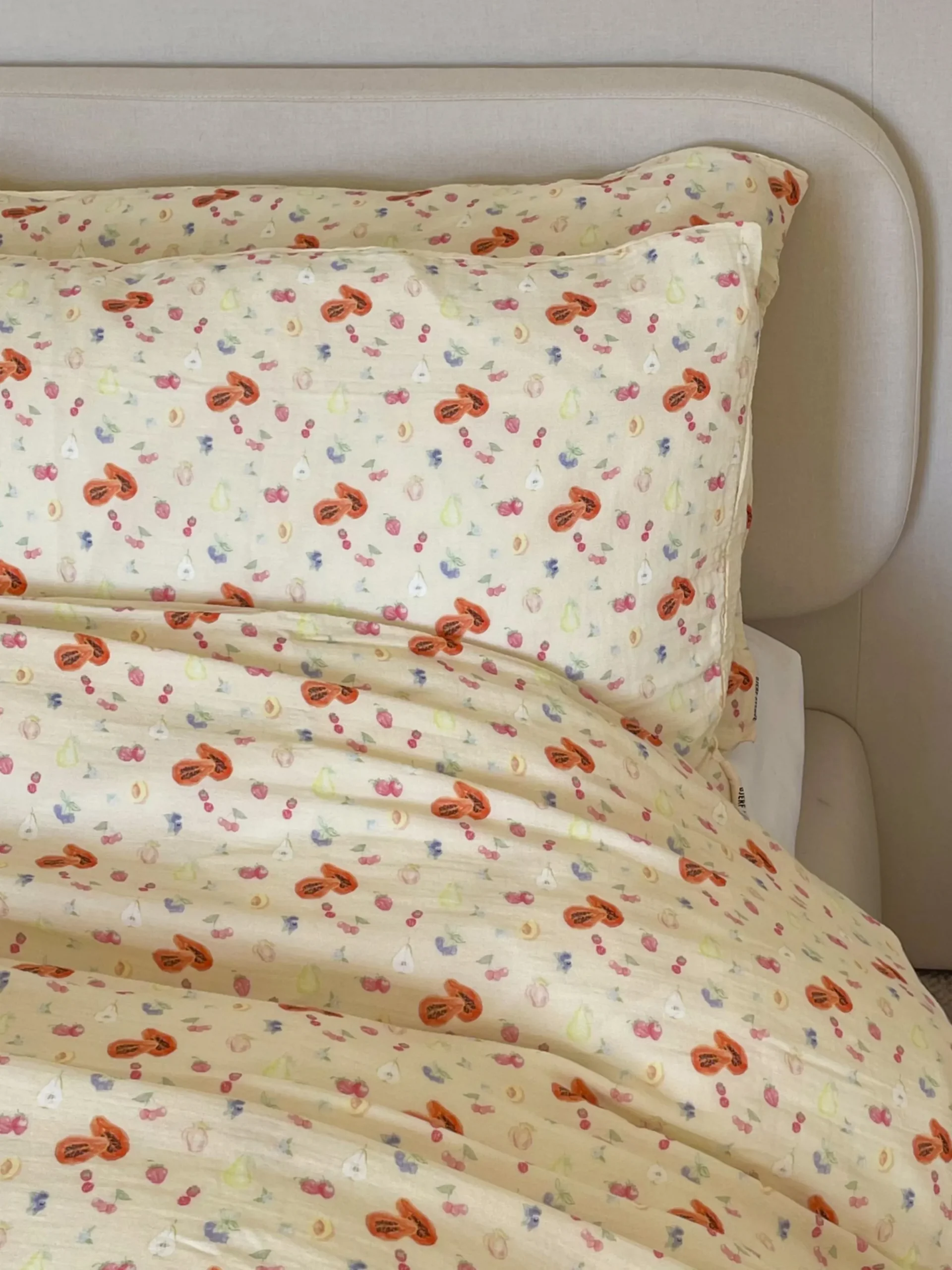 Store Djerf Avenue Muslin Duvet Cover - Single Fruit