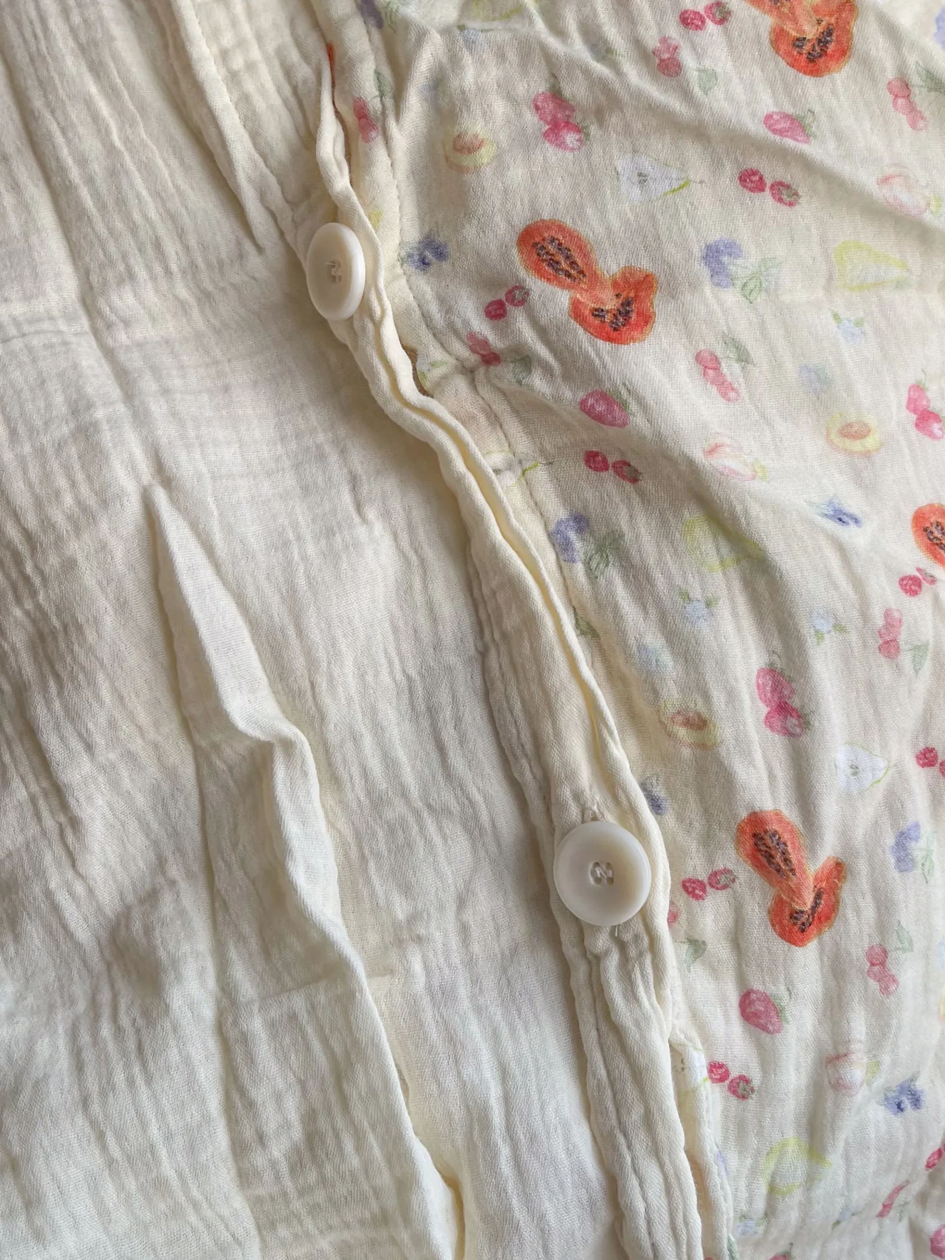 Store Djerf Avenue Muslin Duvet Cover - Single Fruit