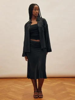 Online Djerf Avenue On The Go Shirt Ash