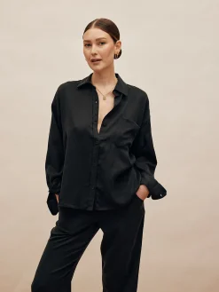 Online Djerf Avenue On The Go Shirt Ash