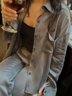 Shop Djerf Avenue On The Go Shirt Storm