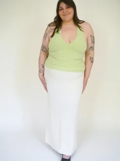 Clearance Djerf Avenue Peridot Halterneck Top Green