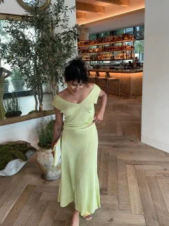 Store Djerf Avenue Peridot Skirt Green