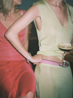 Discount Djerf Avenue Peridot V-neck Top Green