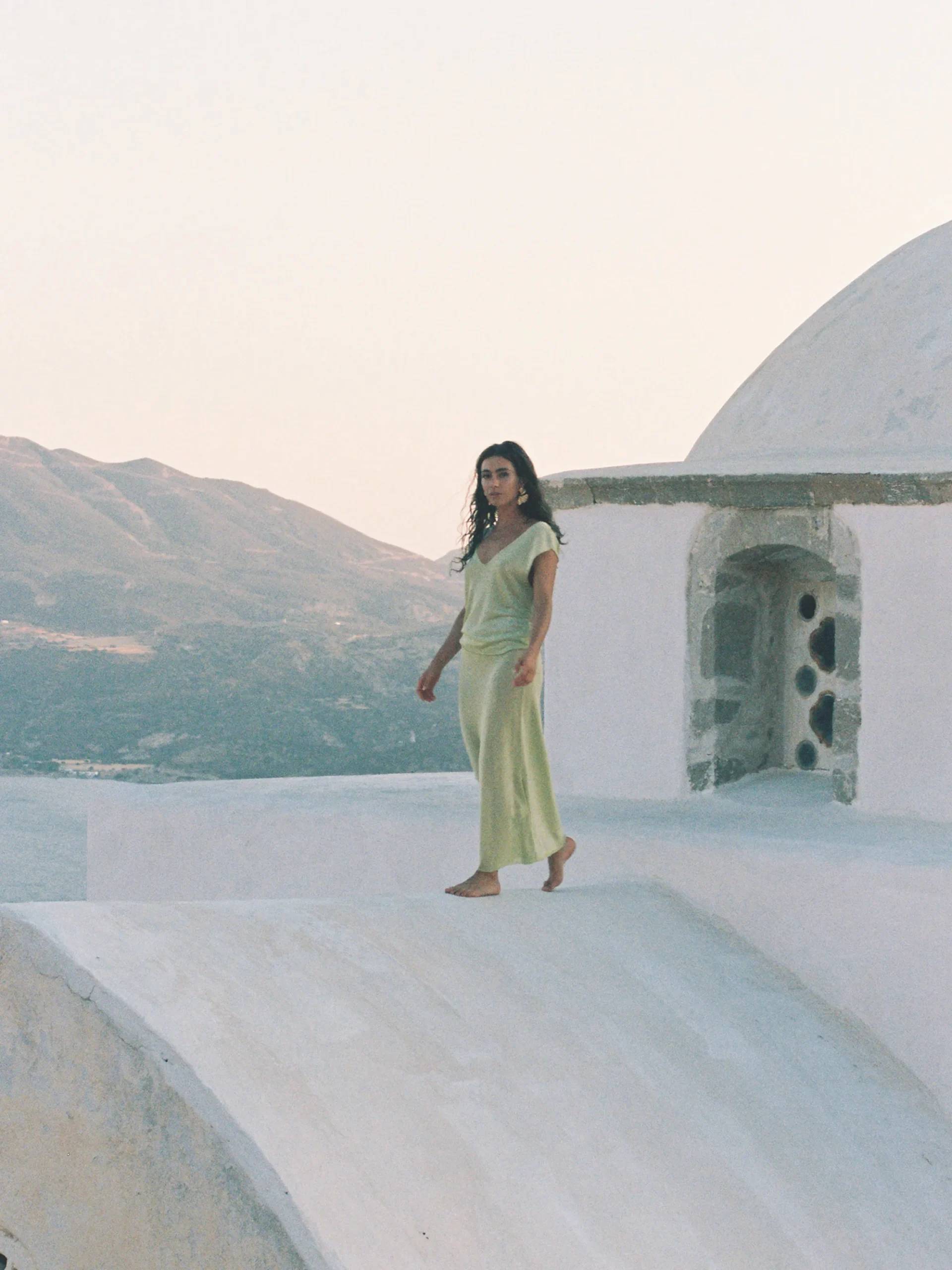 Discount Djerf Avenue Peridot V-neck Top Green