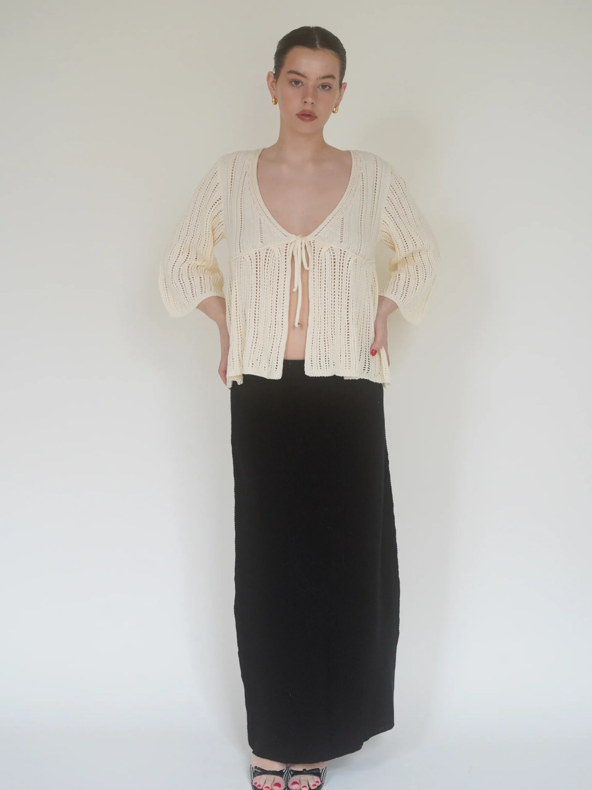 Discount Djerf Avenue Principessa Skirt Black