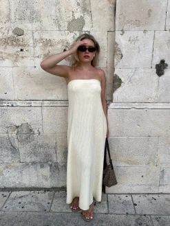 Best Djerf Avenue Principessa Skirt Cream