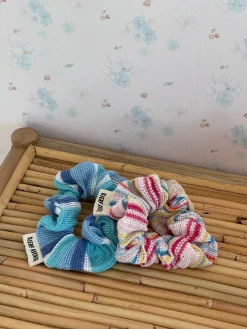 Best Sale Djerf Avenue Rainbow Scrunchie Sky