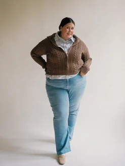 Clearance Djerf Avenue Ready Set Go Cardigan Brown