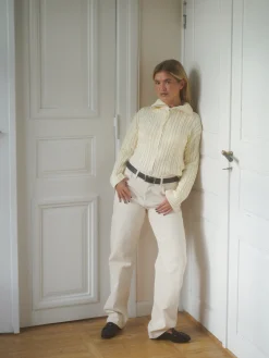 Online Djerf Avenue Relaxed Jeans Cream