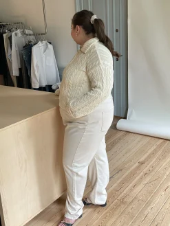 Online Djerf Avenue Relaxed Jeans Cream