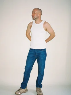 Discount Djerf Avenue Relaxed Jeans Dark Blue