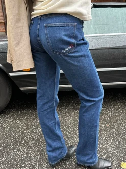 Cheap Djerf Avenue Relaxed Jeans Dark Blue - Tall