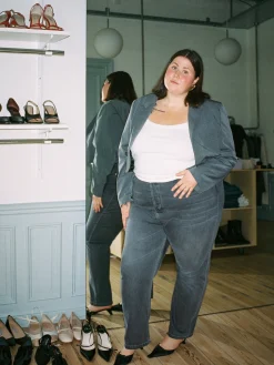 Cheap Djerf Avenue Relaxed Jeans Grey