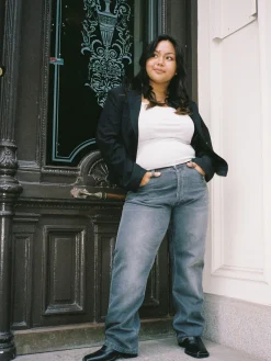 Cheap Djerf Avenue Relaxed Jeans Grey