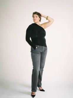 Sale Djerf Avenue Relaxed Jeans Grey - Tall