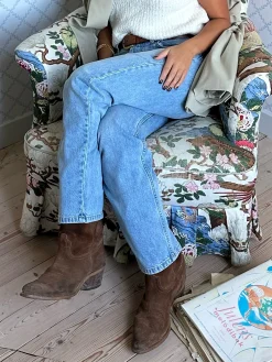 Store Djerf Avenue Relaxed Jeans Washed Blue