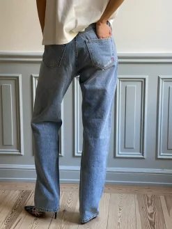 Outlet Djerf Avenue Relaxed Jeans Washed Blue - Tall