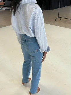 Outlet Djerf Avenue Relaxed Jeans Washed Blue - Tall