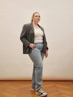 Outlet Djerf Avenue Relaxed Jeans Washed Blue - Tall