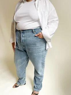 Store Djerf Avenue Relaxed Jeans Washed Blue