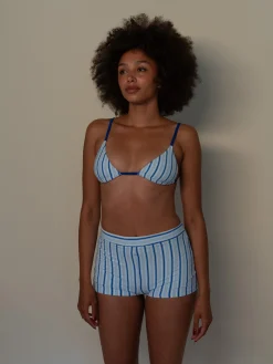 Online Djerf Avenue Rufus Terry Bikini Bottom Seaside Stripe
