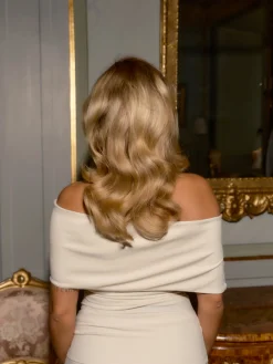 Best Sale Djerf Avenue Selenite Off Shoulder Top Cream