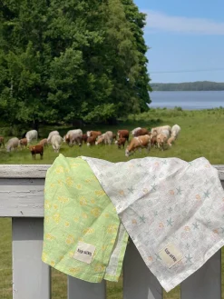 Clearance Djerf Avenue Small Linen Towel Set Summer Cottage