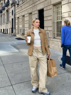 Store Djerf Avenue Sporty Pants Sand