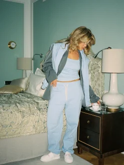 Hot Djerf Avenue Staple Sweatpants Baby Blue