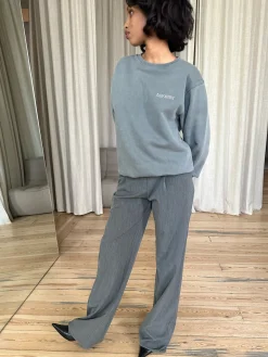 Outlet Djerf Avenue Staple Sweatshirt Washed Grey