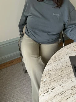 Outlet Djerf Avenue Staple Sweatshirt Washed Grey