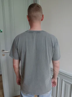 Best Djerf Avenue Straight Fit T-shirt Washed Grey