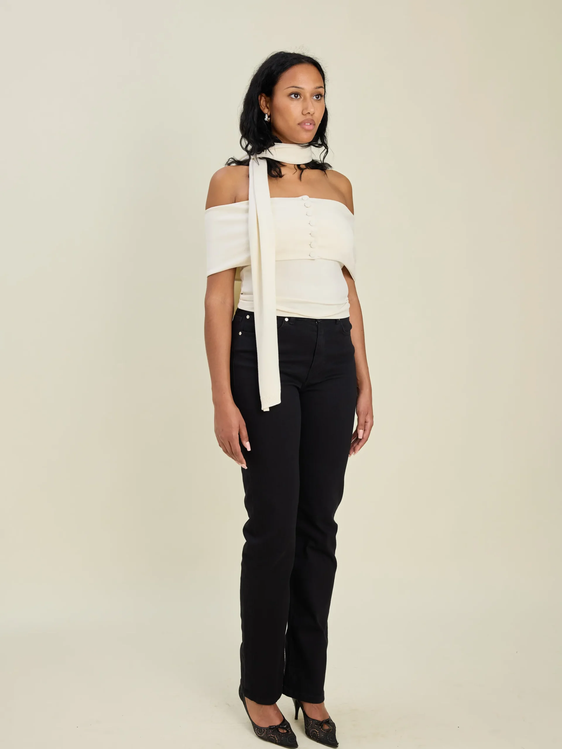 Best Sale Djerf Avenue Straight Jeans - Tall Midnight Black