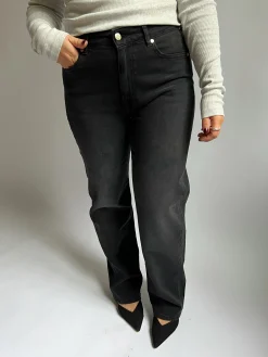 Best Sale Djerf Avenue Straight Jeans Black