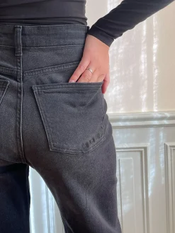 Best Sale Djerf Avenue Straight Jeans Black