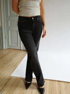 Best Sale Djerf Avenue Straight Jeans Black