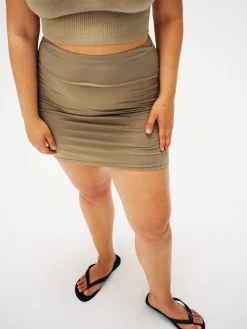 Cheap Djerf Avenue Swim Skirt Biscuit